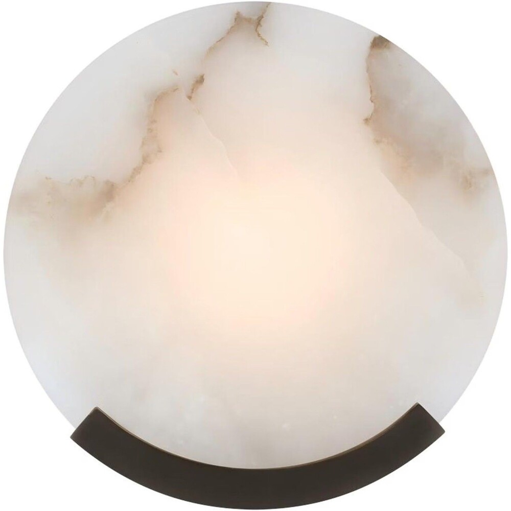 1-Light Black Modern Wall Sconces for Bedroom, round Sconce Wall Light Fixture